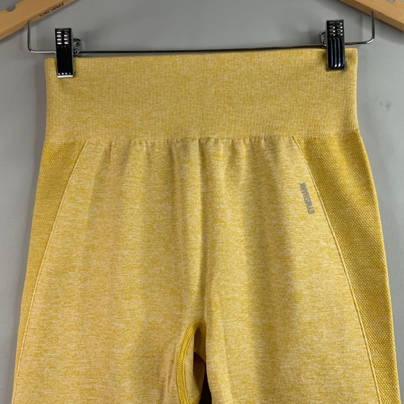 Gymshark Vital Seamless 2.0 Leggings Berry Marl Animal Print Workout Fitness M - Picture 8 of 10